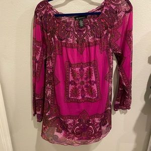 INC Beautiful blouse with thin long sleeves